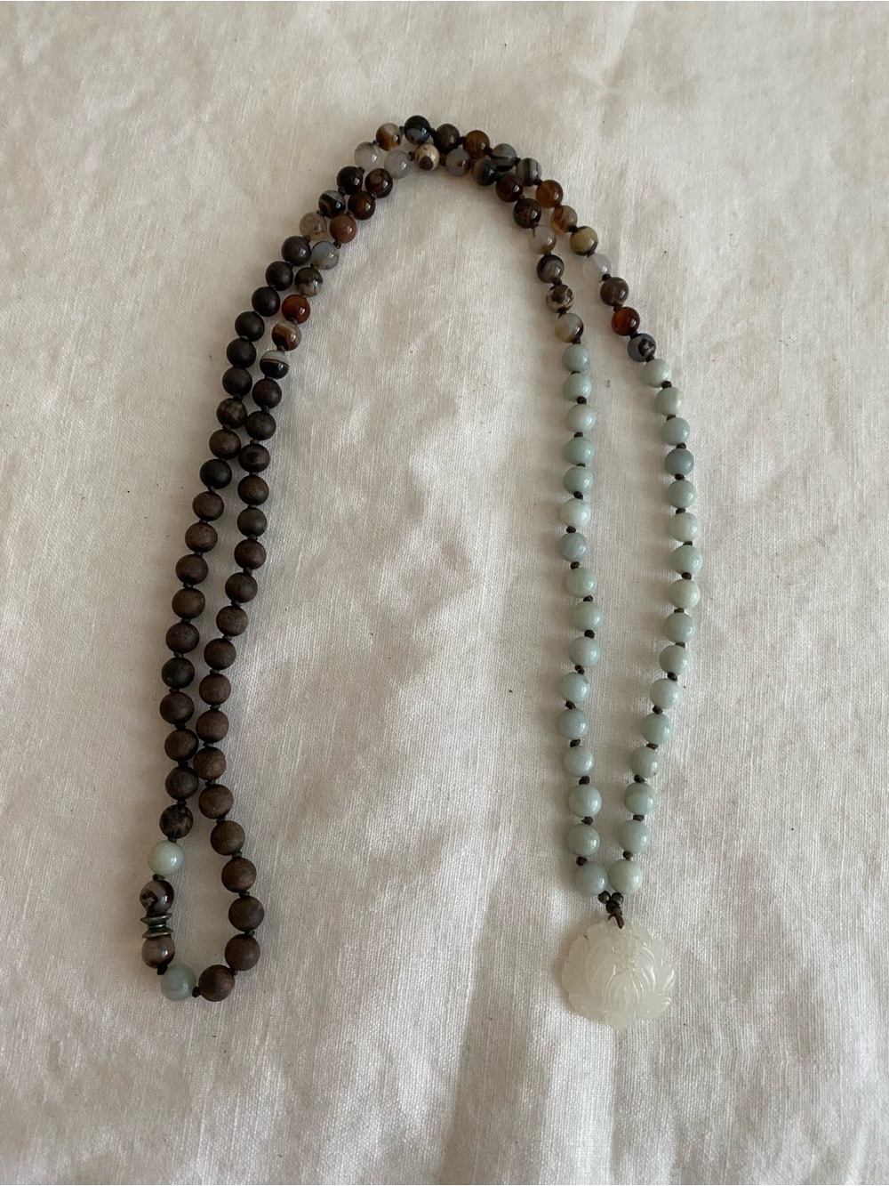 Tigers eye Mala necklace